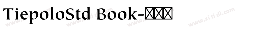 TiepoloStd Book字体转换